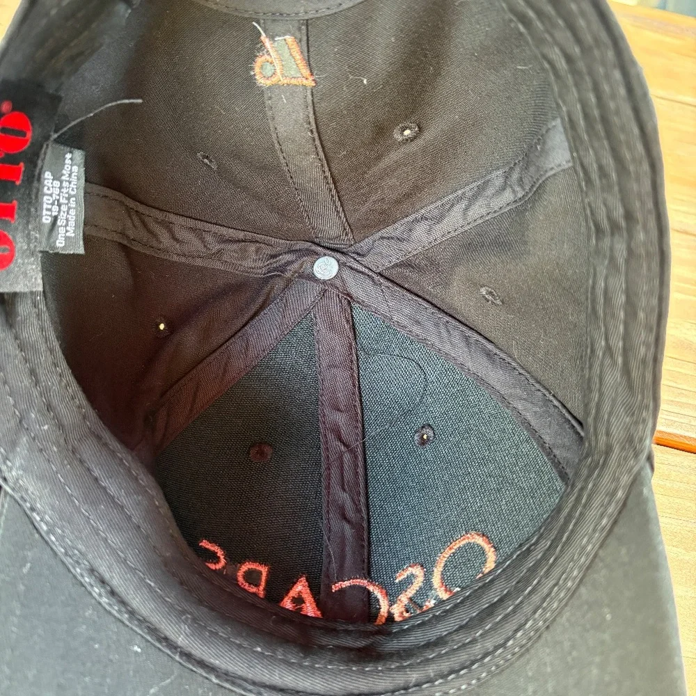97th Oscars 2025 Baseball Cap, Black, Bronze Stitching, Otto Velcro Back Unisex